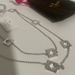 NWT | Kate Spade silver necklace